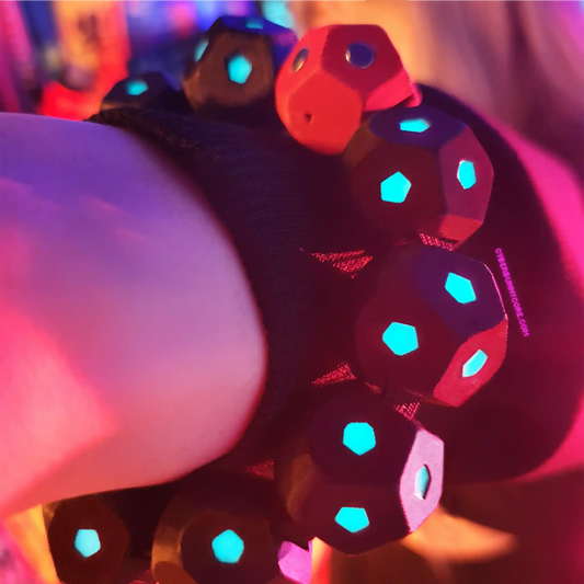 Mecha Core Magnetic Glow Bracelet & Emergency Hair Tie (3 in 1)