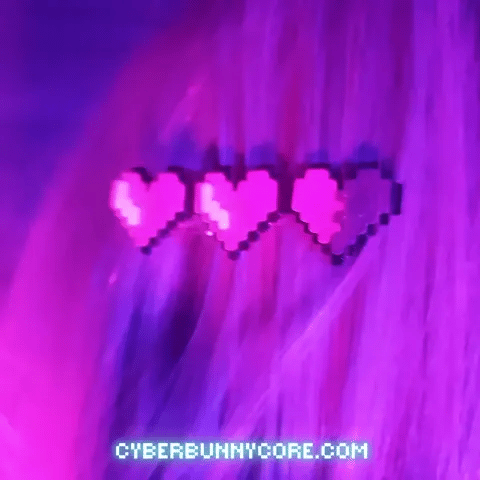 8-Bit Gamer Pixel Heart Hair Clip