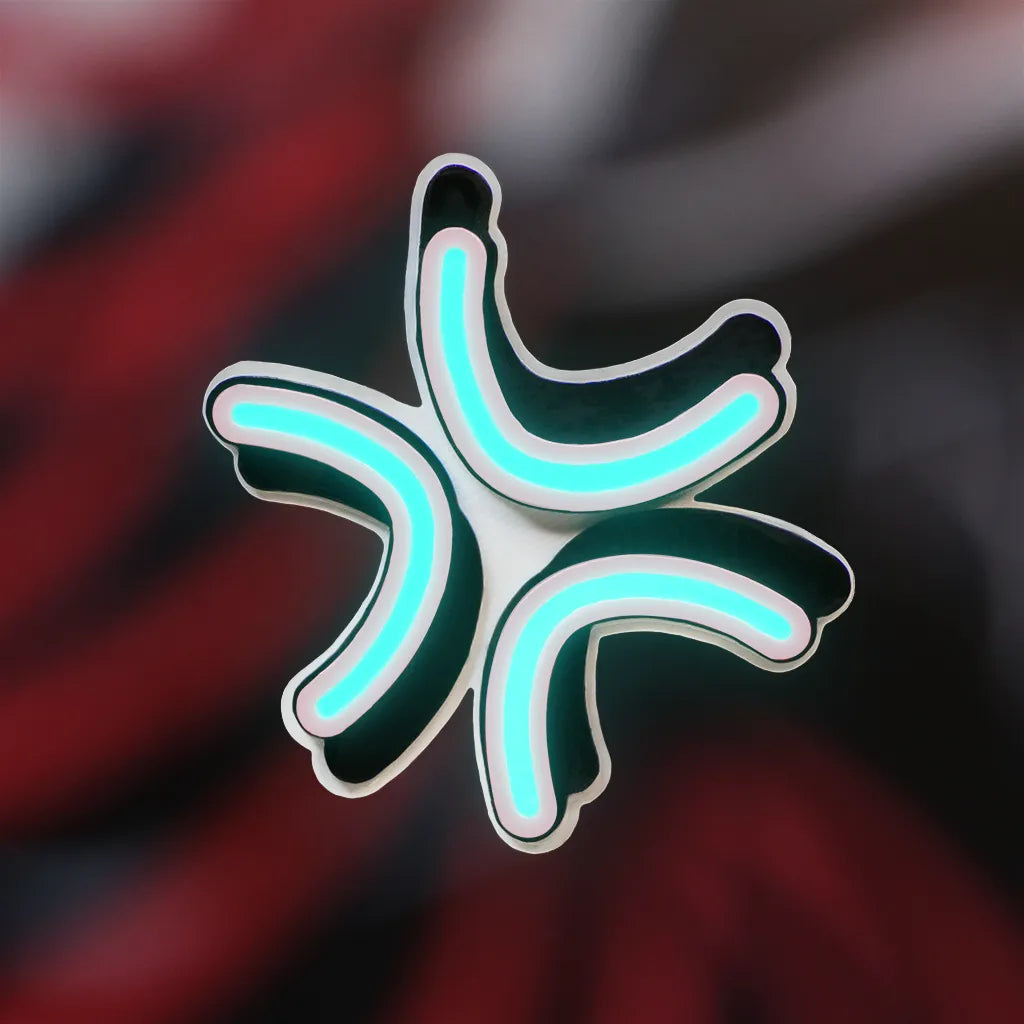 Glow Rage Vein Hair Clip
