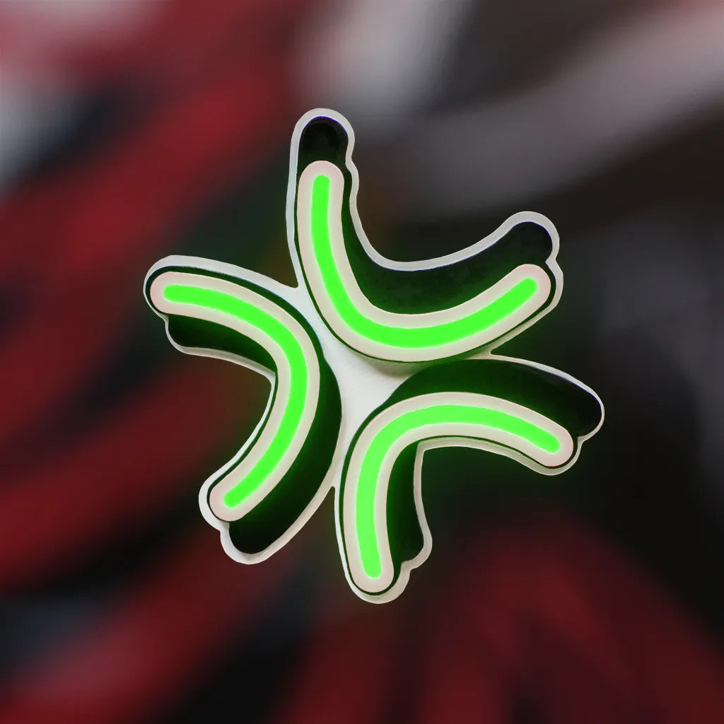 Glow Rage Vein Hair Clip