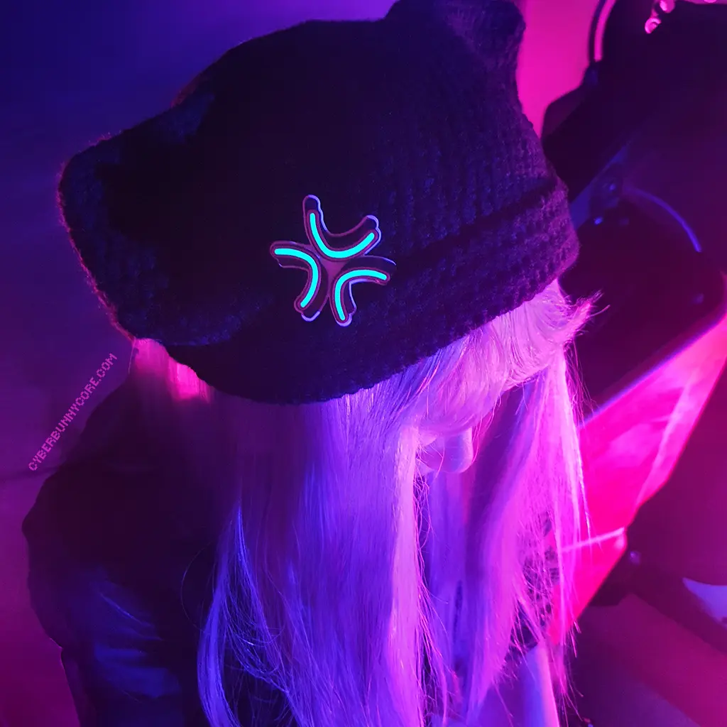 Glow Rage Vein Hair Clip