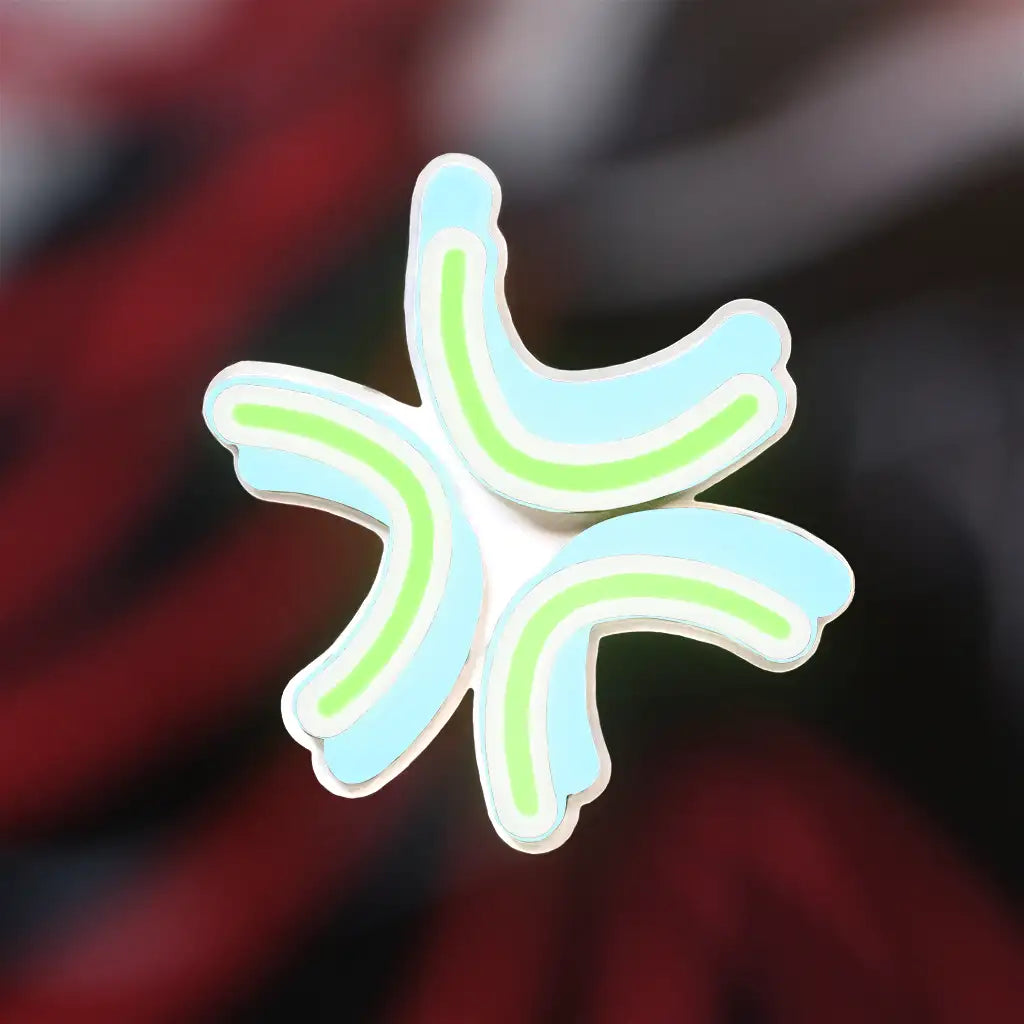 Glow Rage Vein Hair Clip