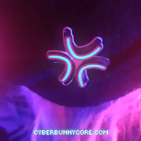 Glow Rage Vein Hair Clip