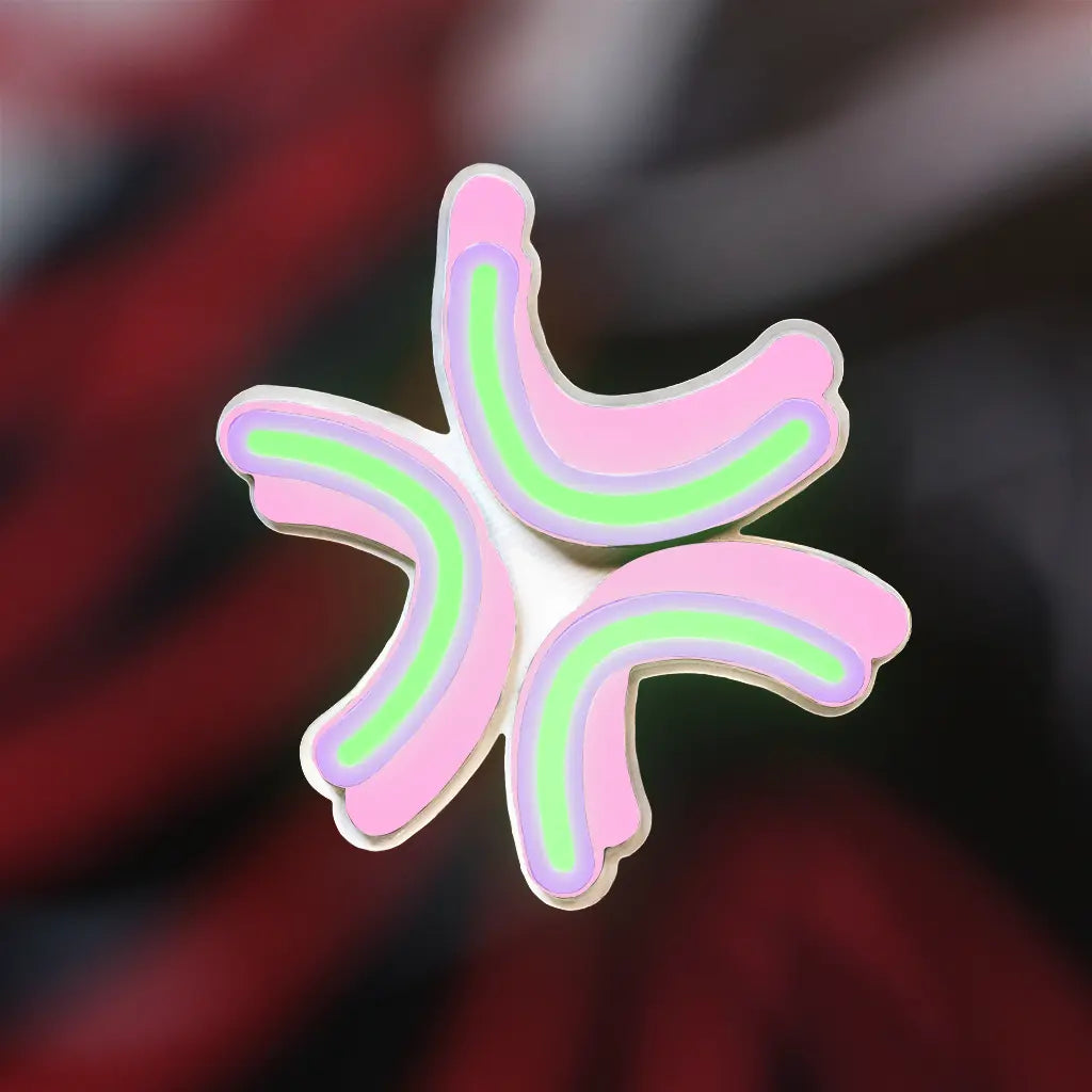 Glow Rage Vein Hair Clip