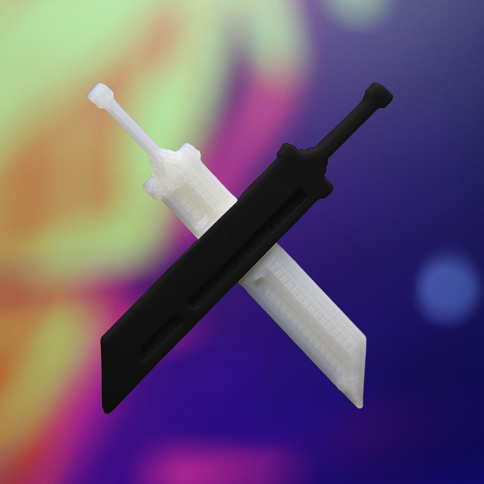 Buster Blades Hair Clip - Cyberbunnycore