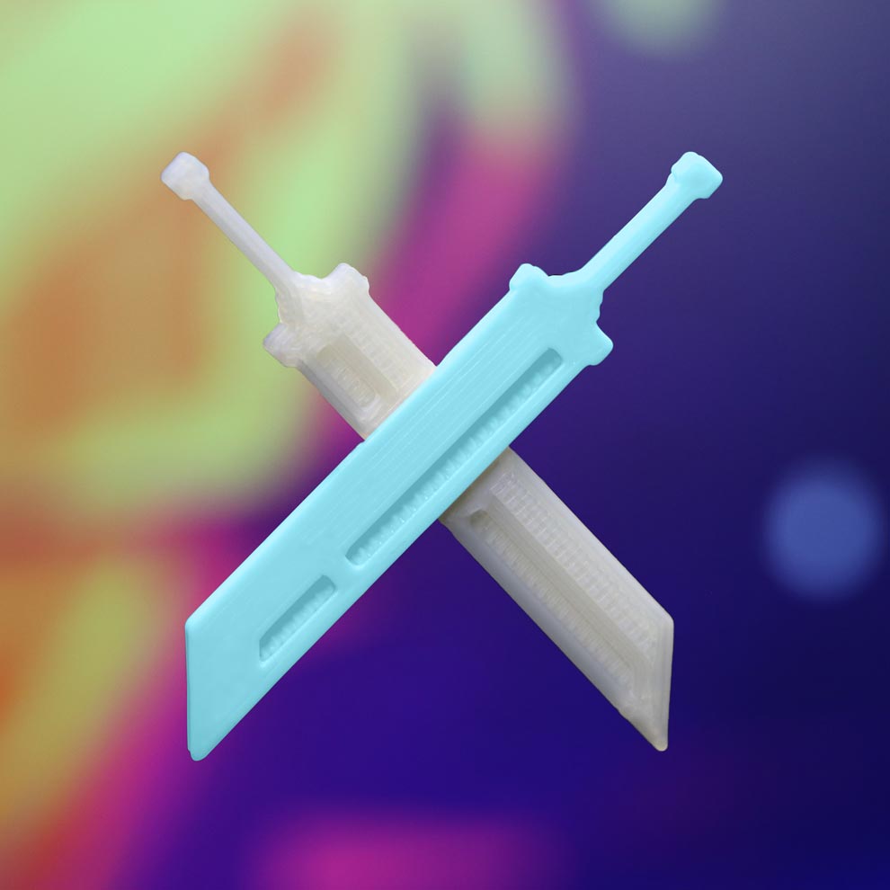 Buster Blades Hair Clip - Cyberbunnycore