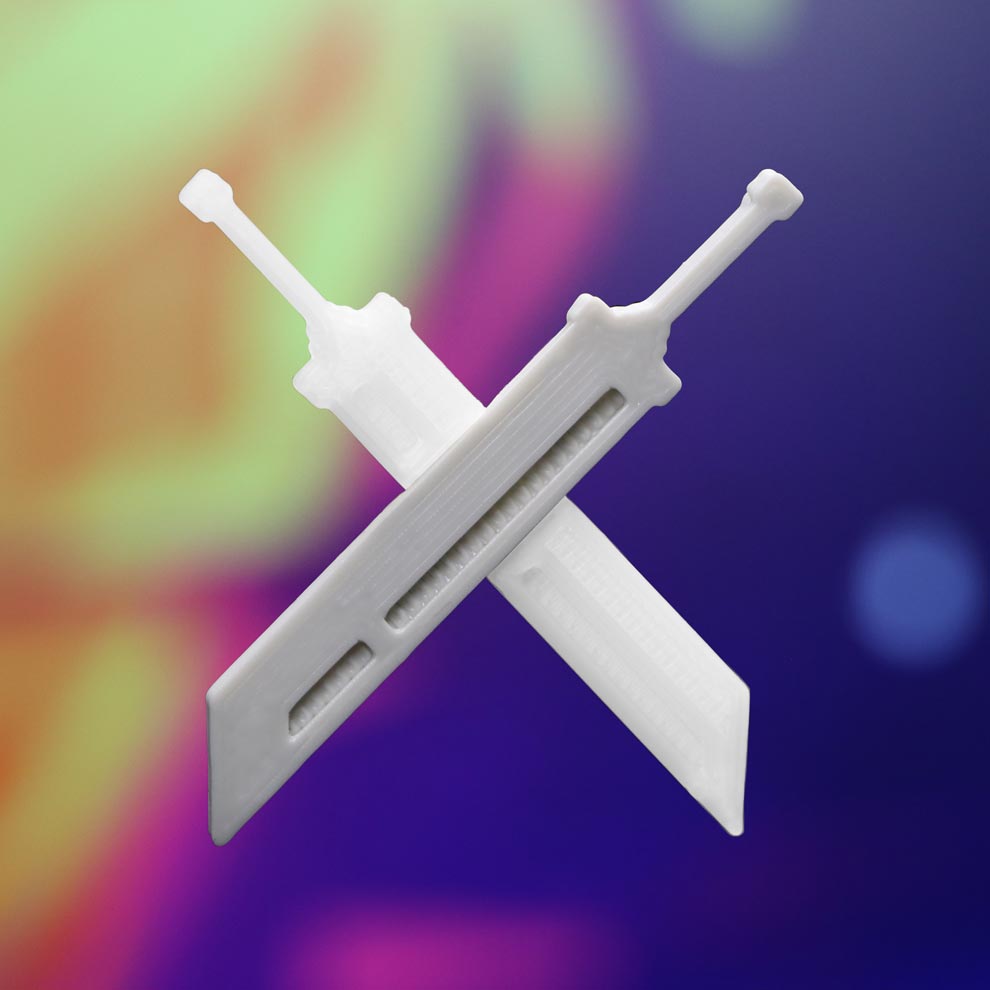 Buster Blades Hair Clip - Cyberbunnycore