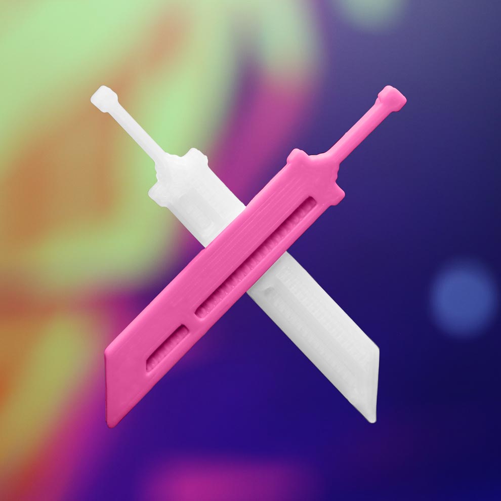 Buster Blades Hair Clip - Cyberbunnycore