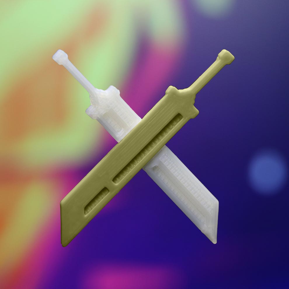 Buster Blades Hair Clip - Cyberbunnycore