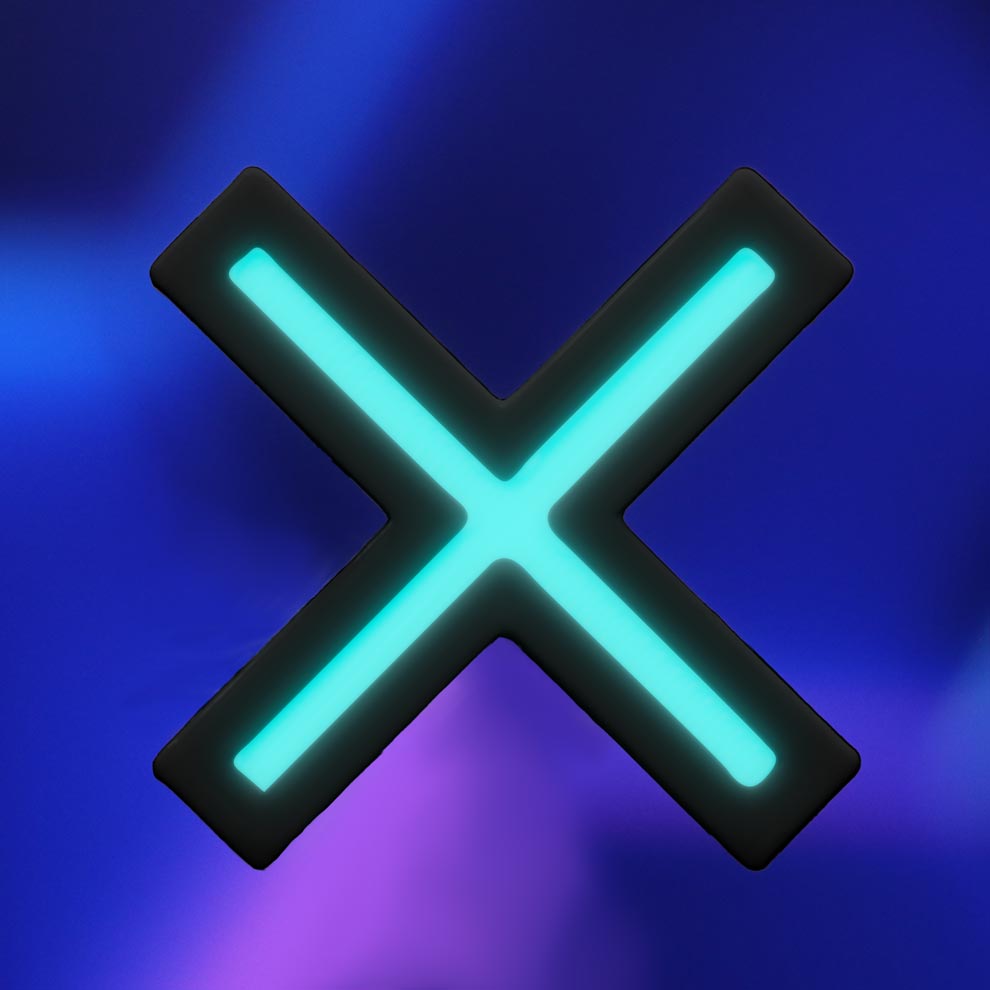 Cyber X Hair Clip - Cyberbunnycore