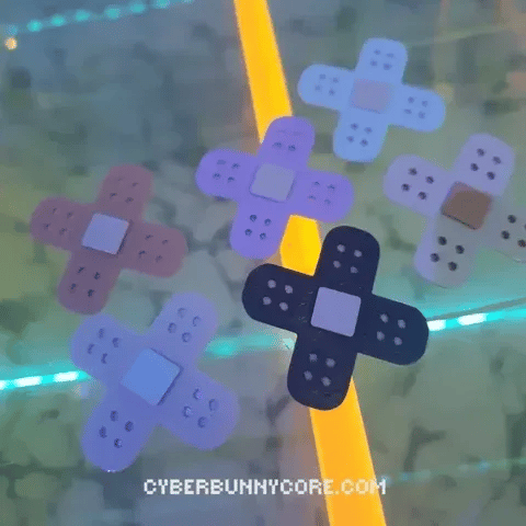 Non-Glow Bandage Hair Clip