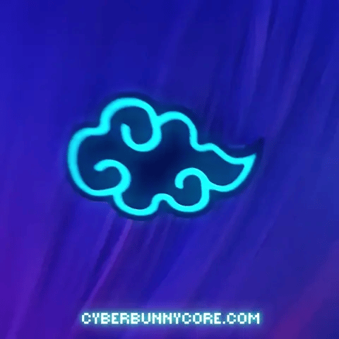 Akatsuki Cloud Hair Clip