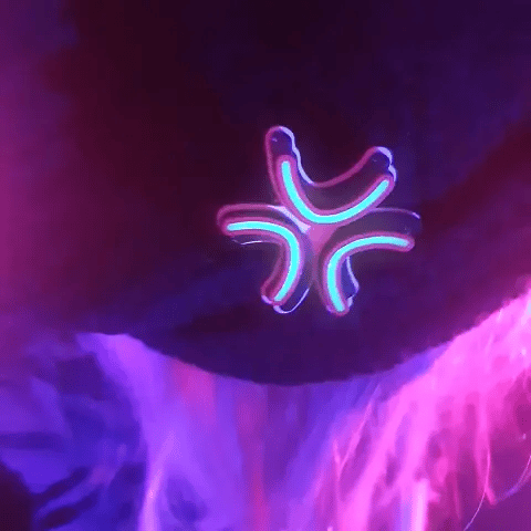 Glow Rage Vein Hair Clip