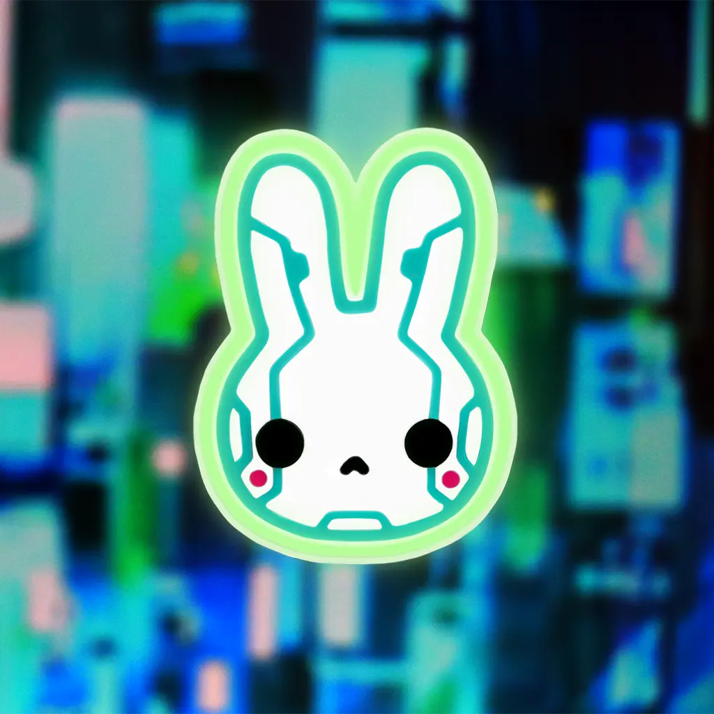 CyberBunny Hair Clip