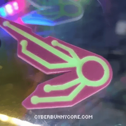 Cybernetic Wing Hair Clip