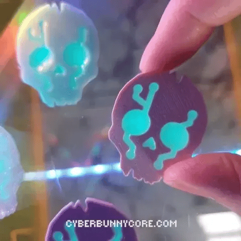 Cyber Zombie Hair Clip