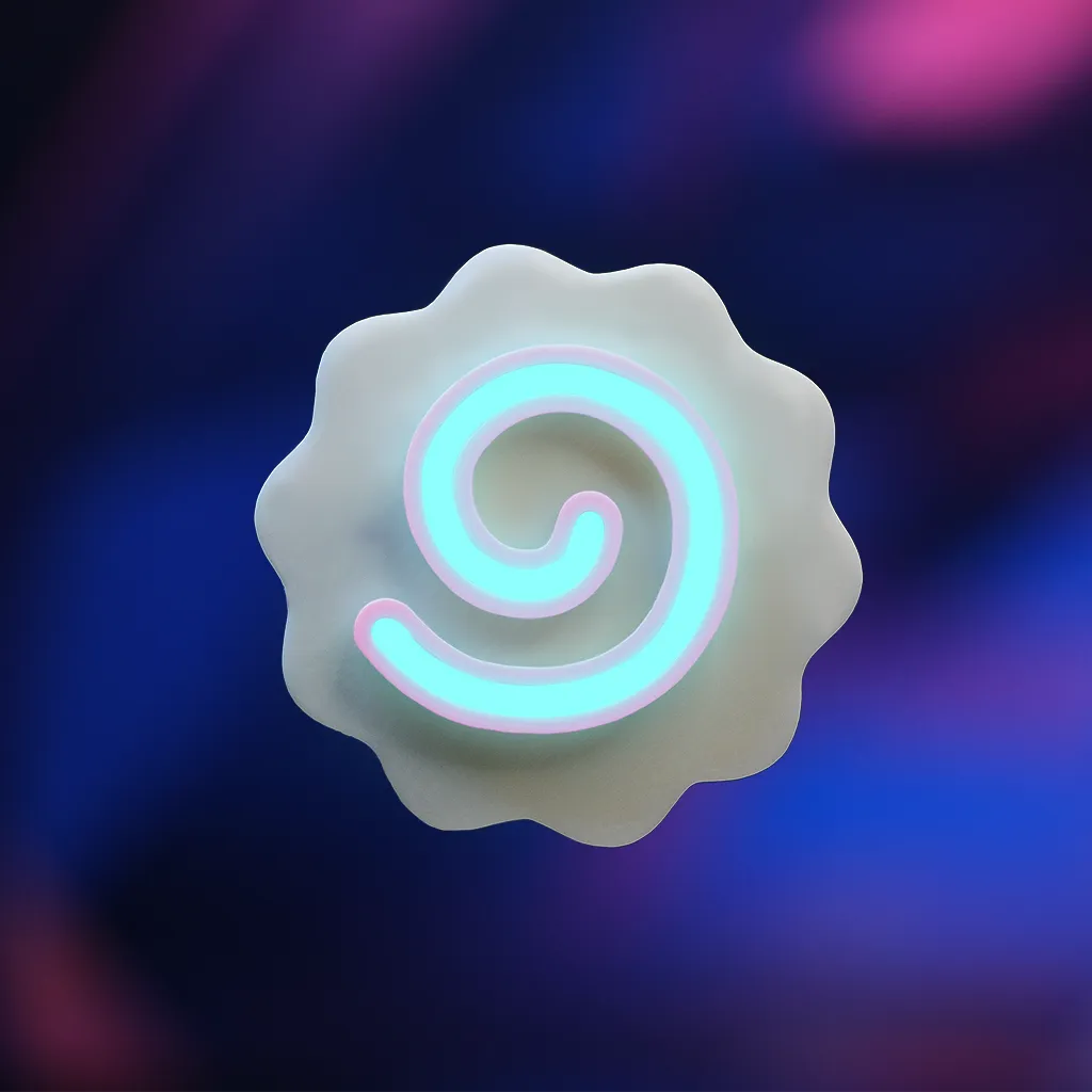 Glow Narutomaki Hair Clip