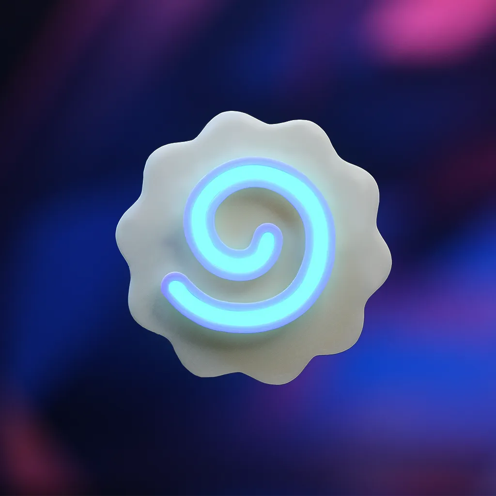 Glow Narutomaki Hair Clip