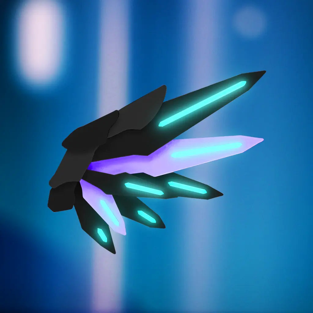 Mecha Angel Wing Hair Clip