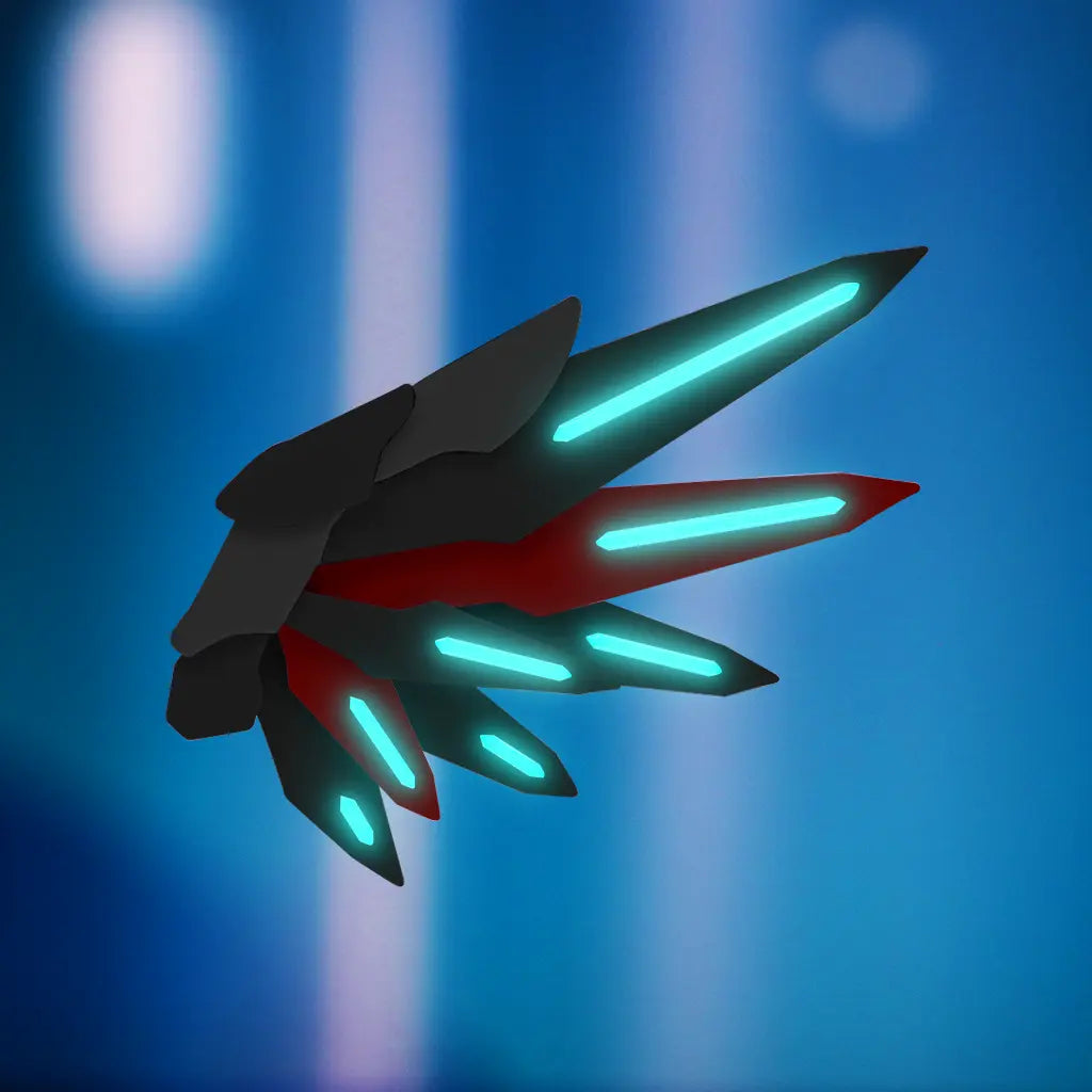 Mecha Angel Wing Hair Clip