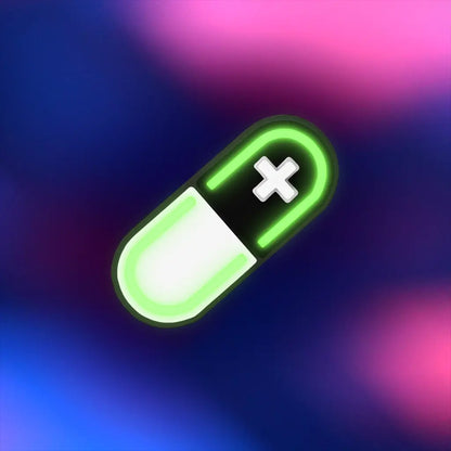 Glow Capsule Pill Hair Clip