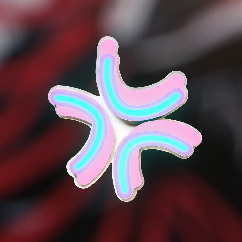 Glow Rage Vein Hair Clip