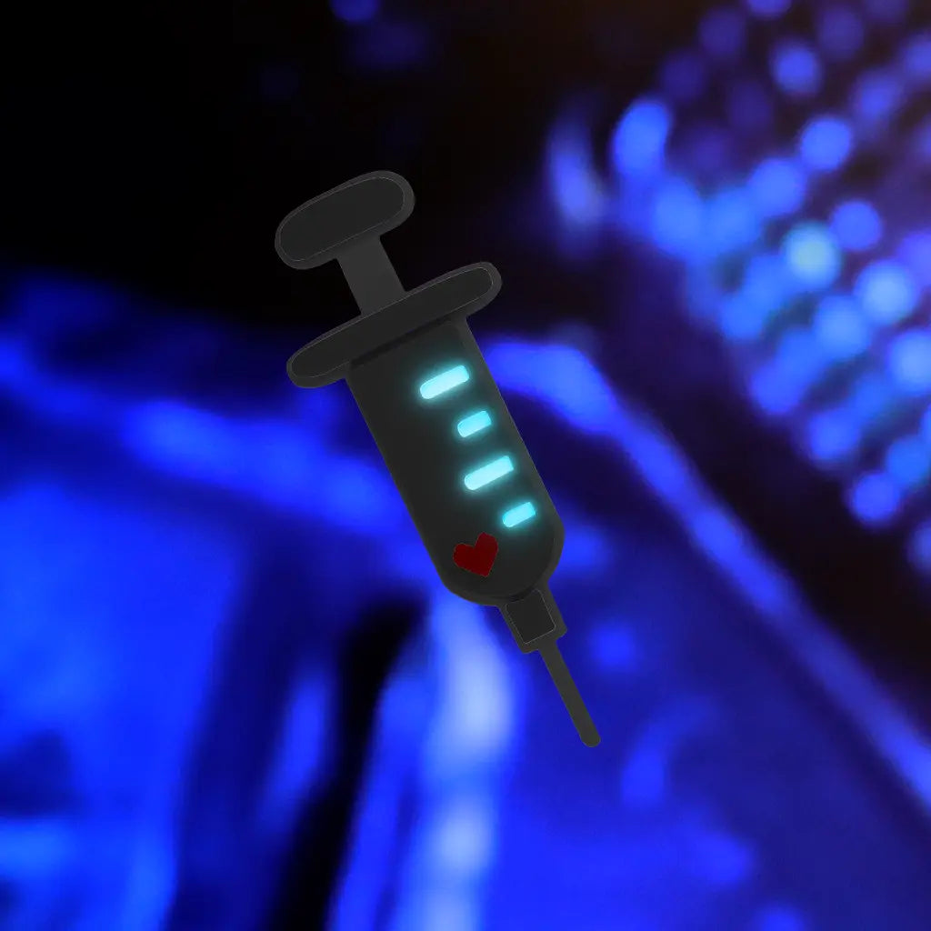 Cyber Syringe Hair Clip