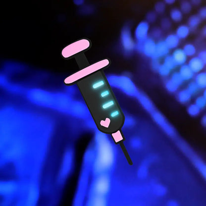 Cyber Syringe Hair Clip