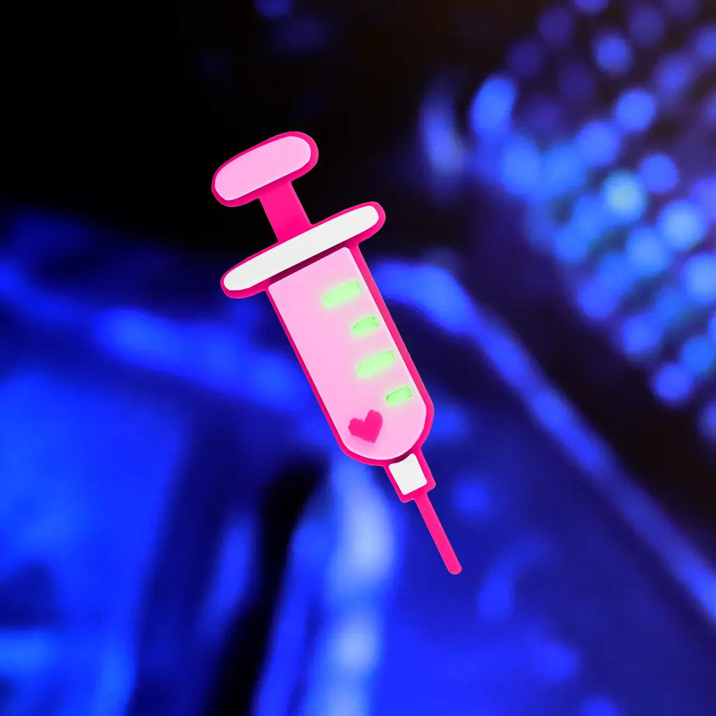Cyber Syringe Hair Clip