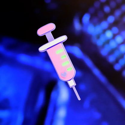 Cyber Syringe Hair Clip