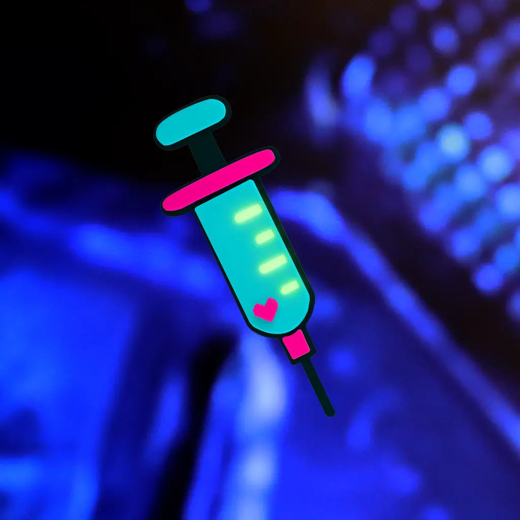 Cyber Syringe Hair Clip