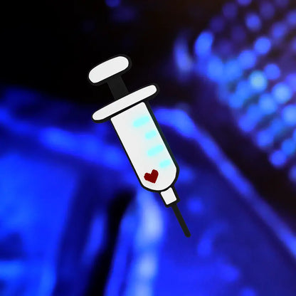 Cyber Syringe Hair Clip