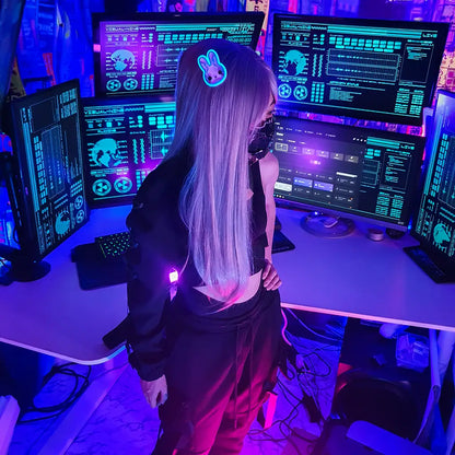 CyberBunny Hair Clip