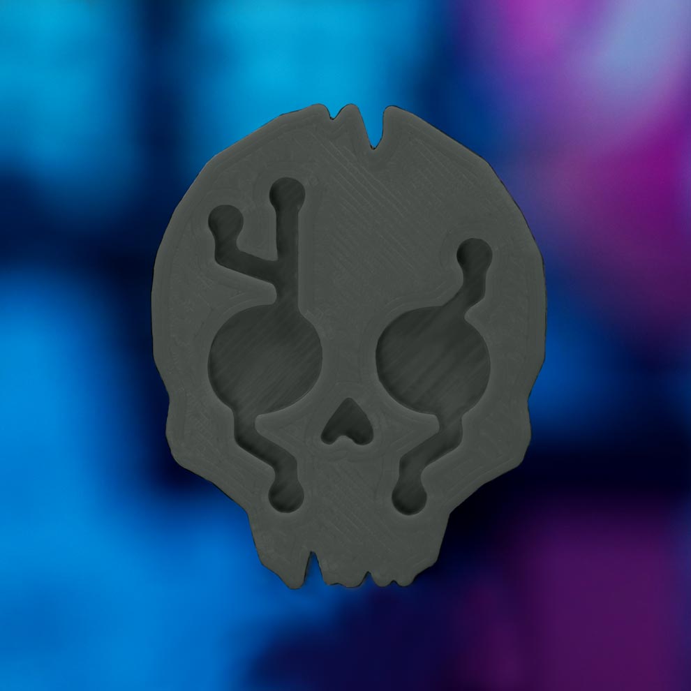 Cybernetic Undead Hair Clip - Cyberbunnycore