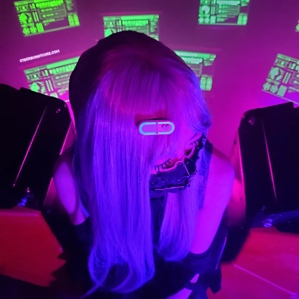 Glow Capsule Pill Hair Clip