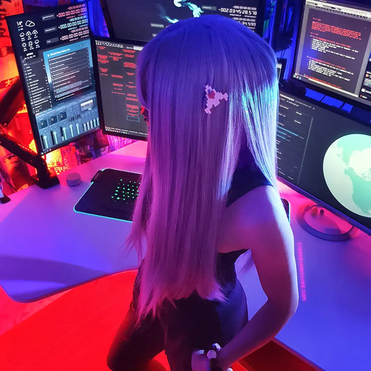 8-Bit Explorer Gamer Hair Clip